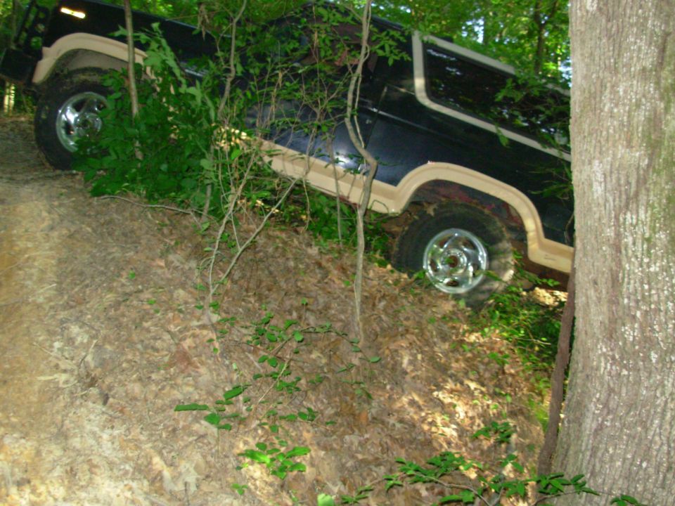 With just a little tirespin, the back end came around under me.