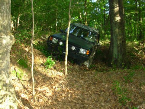 1983 Ford Bronco - But he still had to back up, like I did, to get on the line.
