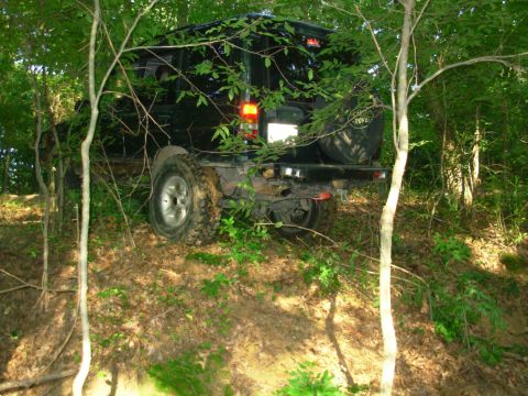 1983 Ford Bronco - We were both surprised by how little trouble we had with this hill - it looks like it would be very slick.