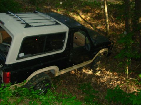1983 Ford Bronco - The first turning.