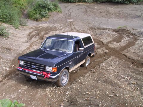 1991 Ford Bronco - THEY said I couldn't get up this hill.