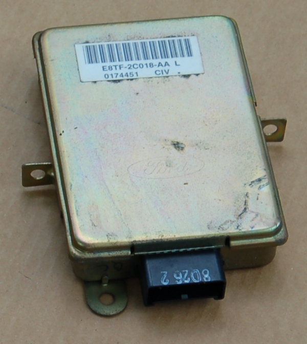 Ford electronic control module with part number E8TF-2C018-AA L