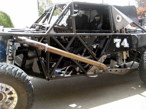 1996 Ford Bronco - Custom off-road buggy with racing number 74 visible on the side panel.
