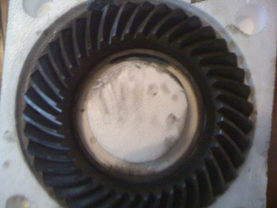 close-up of a differential gear