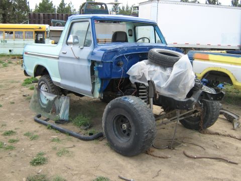1978 Ford Bronco - fire wall painted