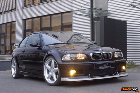 1998 Ford Crown Victoria - This black BMW M3 E46 features an AC Schnitzer body kit and custom wheels.
