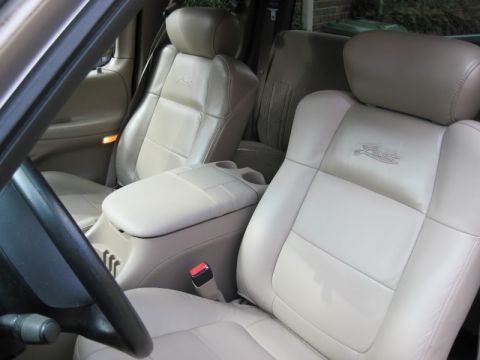 2007 Ford Mustang - Tan leather interior with "Eddie Bauer" badging on the seats.