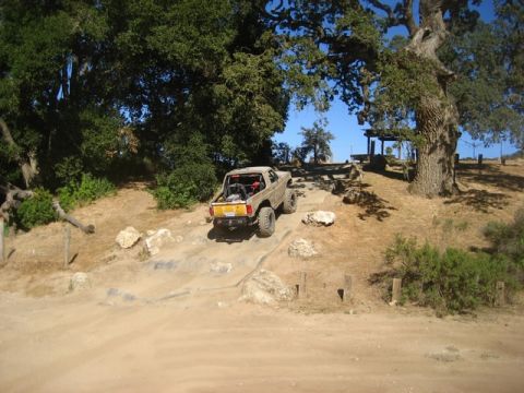 1989 Ford Bronco - This 1989 Ford Bronco navigates a challenging off-road course.