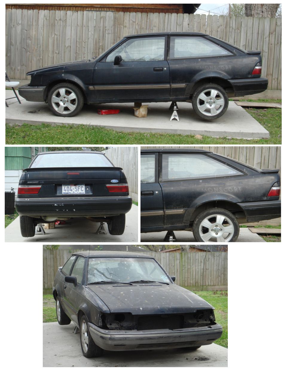 1989 Ford Escort in 2010