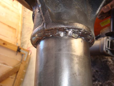1992 Ford Bronco - Welded metal part, likely from an axle build.