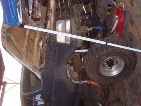 1992 Ford Bronco - This vehicle appears to be a modified off-road truck or SUV, not a 1992 Ford Bronco.