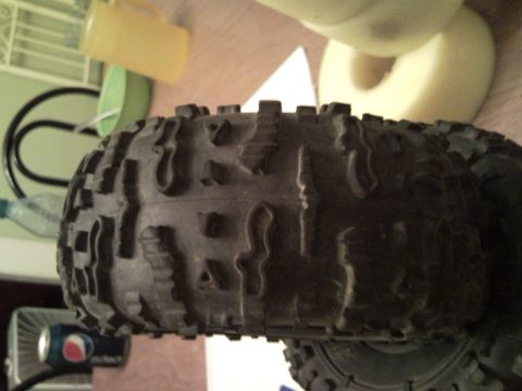 1989 Ford Bronco - This image shows a close-up of an off-road tire, not a 1989 Ford Bronco.