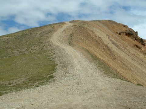 1994 Ford Bronco - Bottom shot of red cone...very steep.
