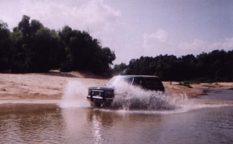 1989 Ford Bronco - swimming