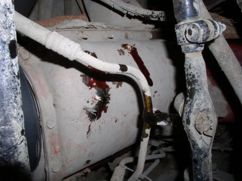 1987 Jeep Cherokee - more pics of the damage