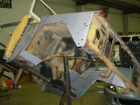 1983 Ford Bronco - The body has been extensively repaired.