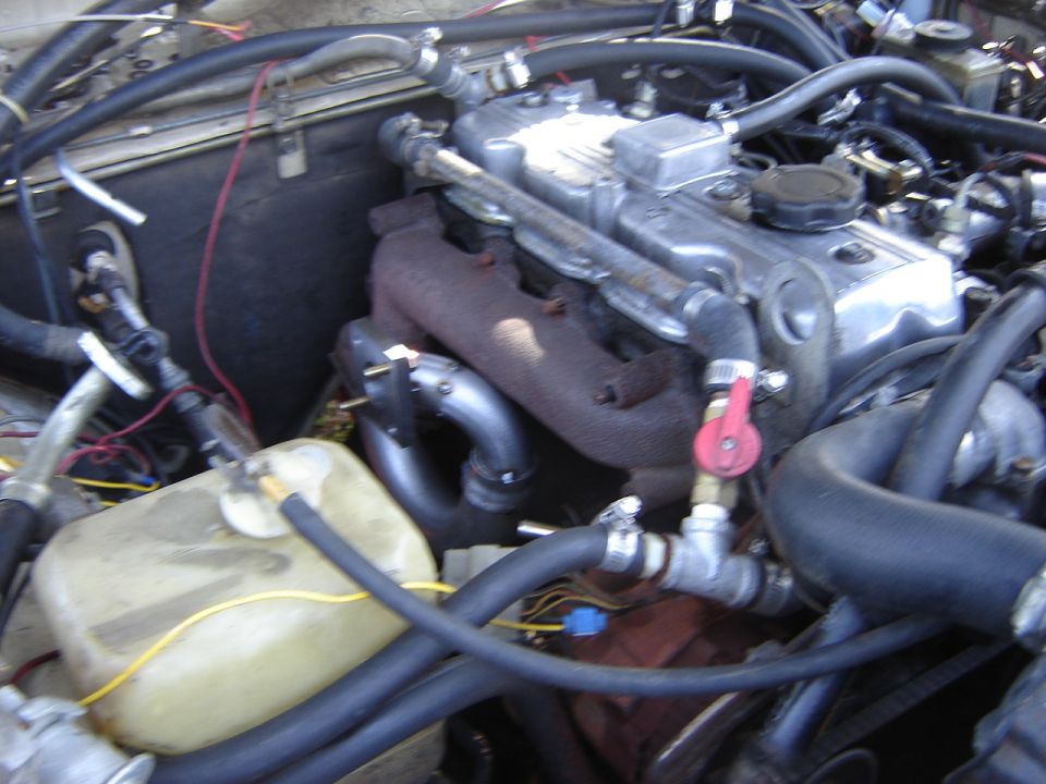 Another shot of the flange/headpipe.