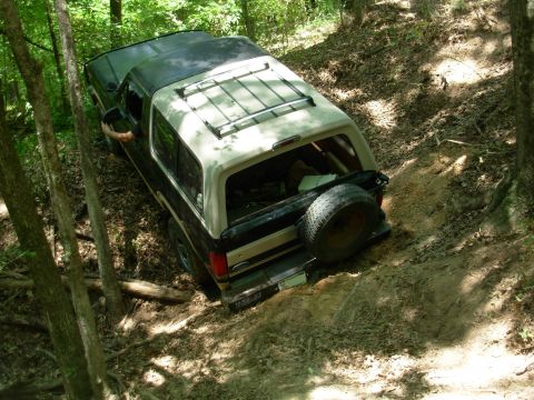 1983 Ford Bronco - After a few tries, I managed to sink it even deeper.