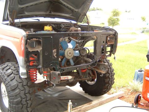 1983 Ford Bronco - New core support.