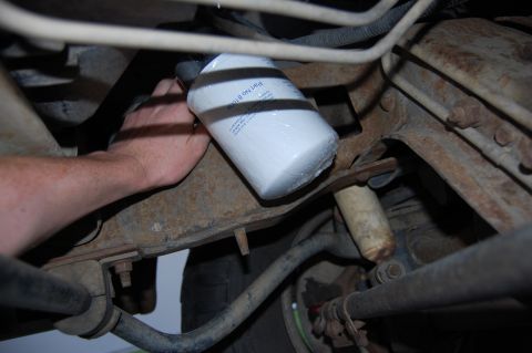 1994 Ford Bronco - Sizing up the mounting location.