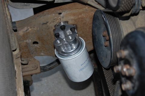1994 Ford Bronco - Auxillary Filter mounted.