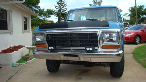 1978 Ford Bronco - The grille and headlight design suggest this SUV is a 1979 model, not a 1978.