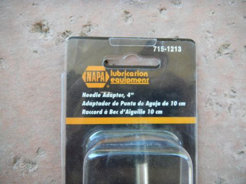 1997 Ford Ranger - Packaging for a NAPA needle adapter, part number 715-1213, is shown.