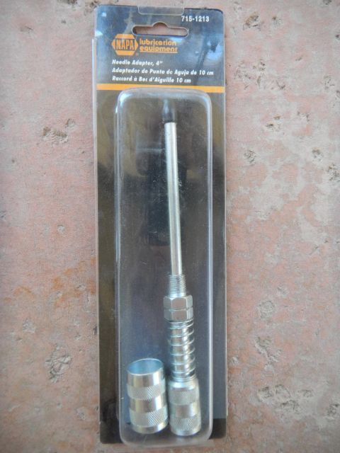 1997 Ford Ranger - A NAPA needle adapter for lubrication equipment is shown in its original packaging.