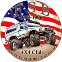 1995 Ford Bronco - Logo for the 4x4 Club, a 1995 Ford Bronco and the years 1995-1996.