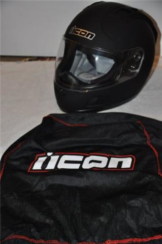 2008 Honda CBR-RR - Icon Alliance SSR black Rubatone size xl
