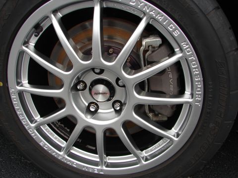1992 Ford Taurus - This image focuses on a performance wheel and braking system, not a specific vehicle model or year.