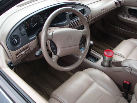 1992 Ford Taurus - Interior view of a 1992 Mercury Sable, tan leather seats and dashboard details.
