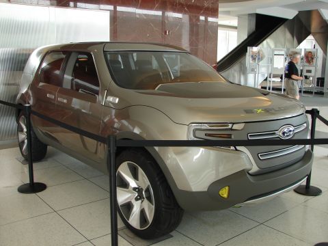 1992 Ford Taurus - Concept SUV with 'EXPLORER' text on hood and Ford emblem on grille.