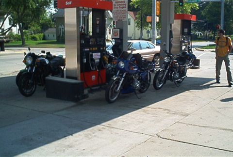 1985 Ford Crown Victoria LTD - first gas stop.