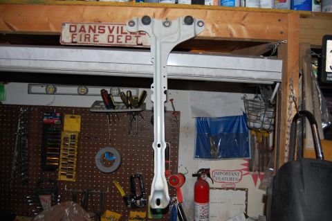1994 Ford Bronco - Radiator core support modified for Explorer cooler.