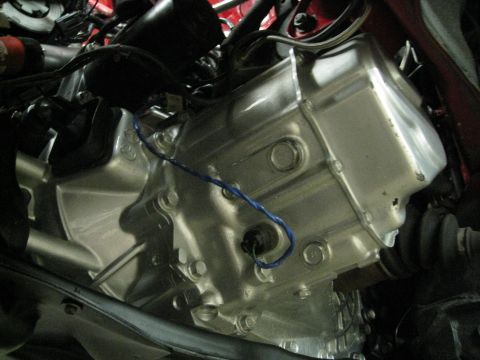 1994 Ford Probe - This image shows the internal workings of a vehicle's engine and transmission system.