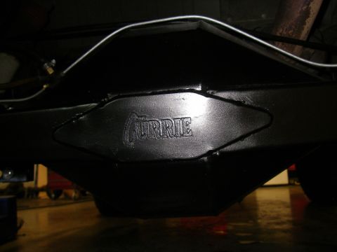 1990 Ford Bronco - Close-up of a rear differential housing the embossed 'Currie' logo.