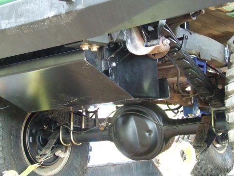 1976 Ford Bronco - Undercarriage detail showing leaf springs and differential. The registry claims 1976 Ford Bronco, but visual evidence is insufficient to co…