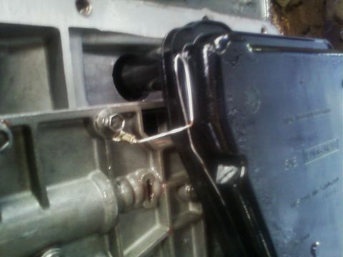 1990 Ford Bronco - Then, bent into shape to hold the filter in place.
