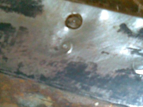 1972 Ford Ranchero - closer shot of a hiding weld
