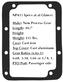 1994 Ford Bronco - A gasket with printed text detailing its specifications and measurements.