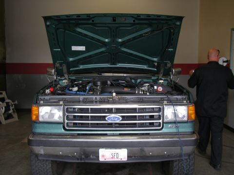 1990 Ford Bronco - Bronco 408 Stroker on the DynoJet.