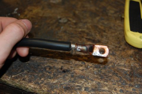 1994 Ford Bronco - Soldered lug.