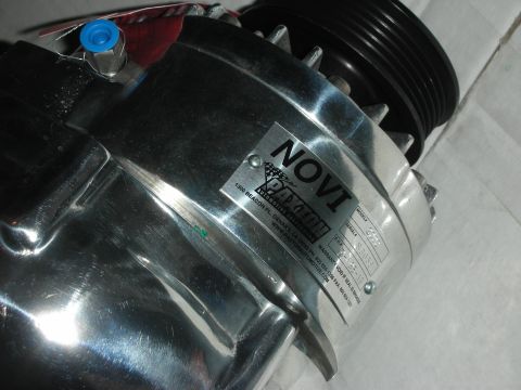 1992 Ford Crown Victoria - A close-up of a Paxton Novi supercharger, a part for a vehicle, not a vehicle itself.