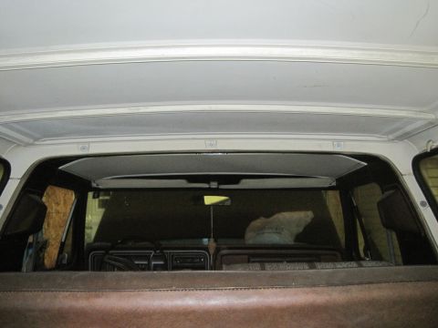 1979 Ford Bronco - View of the interior of a 1979 Ford Bronco, focusing on the dashboard and seating areas.