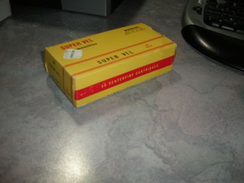 1996 Ford Bronco - A box of Super Vel 45 auto cartridges is shown on a textured surface.