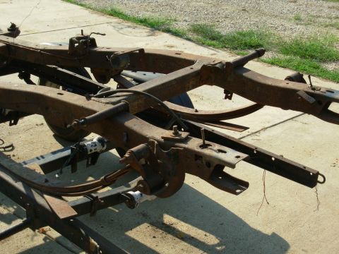 1976 Ford Bronco - I've started cleaning it so I can take some measurements. I'm also removing all the junk parts & welded-on crap. The rear frame horns aren'…