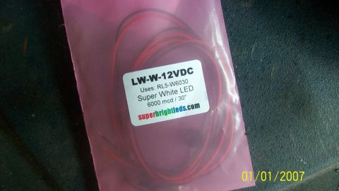 2004 Ford Crown Victoria - Package contains a 12VDC Super White LED light strip.