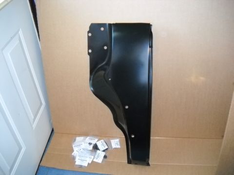 1954 Ford F-100 - 8-10-2010: I got a few more parts for my Birthday. My dad gave me the cab driver side front cowl patch panel.