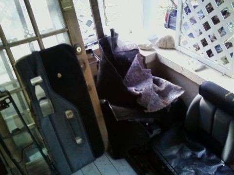 1989 Chevrolet Camaro - Door Panels, Front and rear sections of carpet. Carpet is in good shape: clean, deep color, no rips. Passenger seat good shape: upholstery…